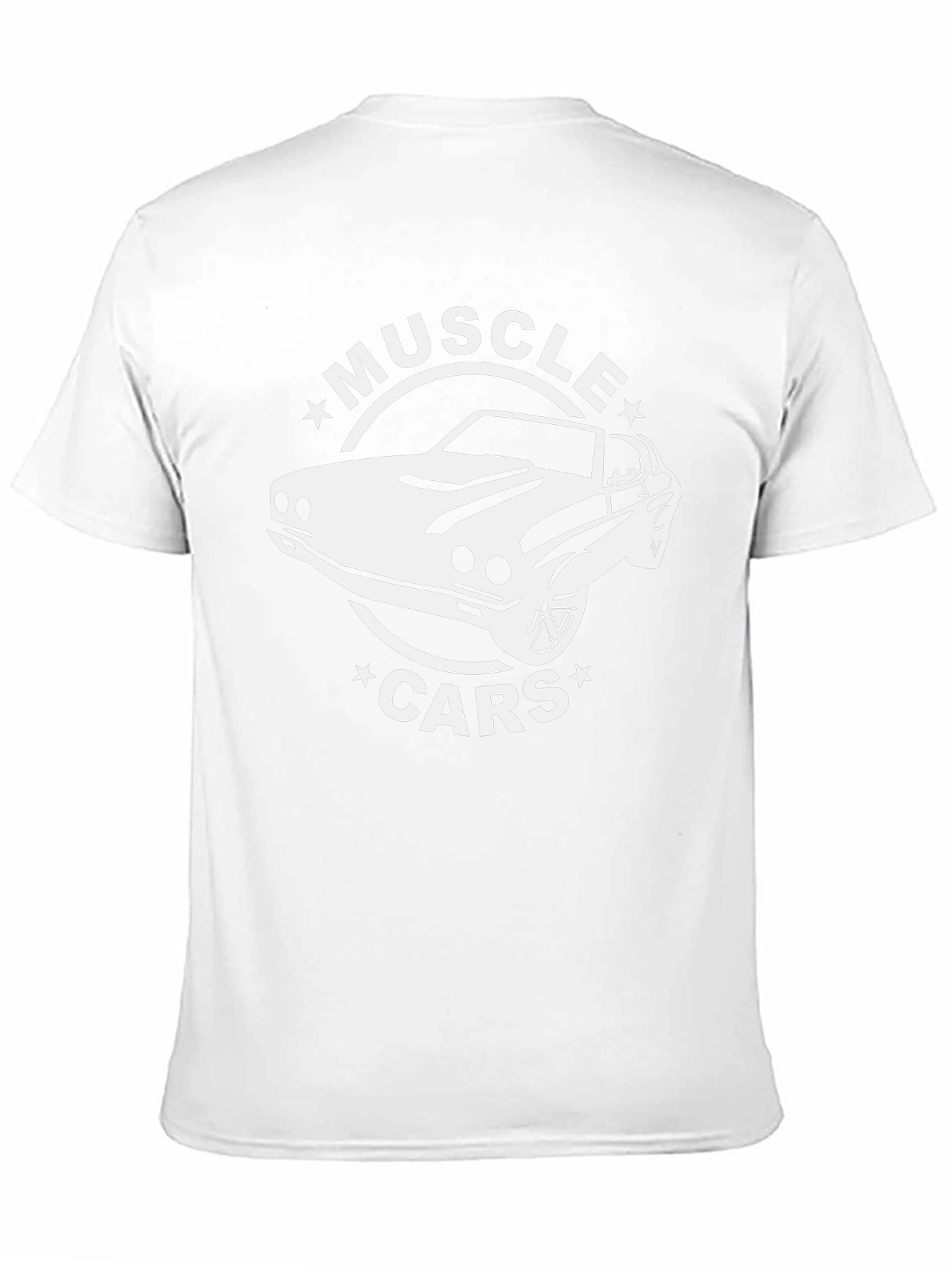 Muscle Cars Graphic Tee - Black Cotton T-Shirt