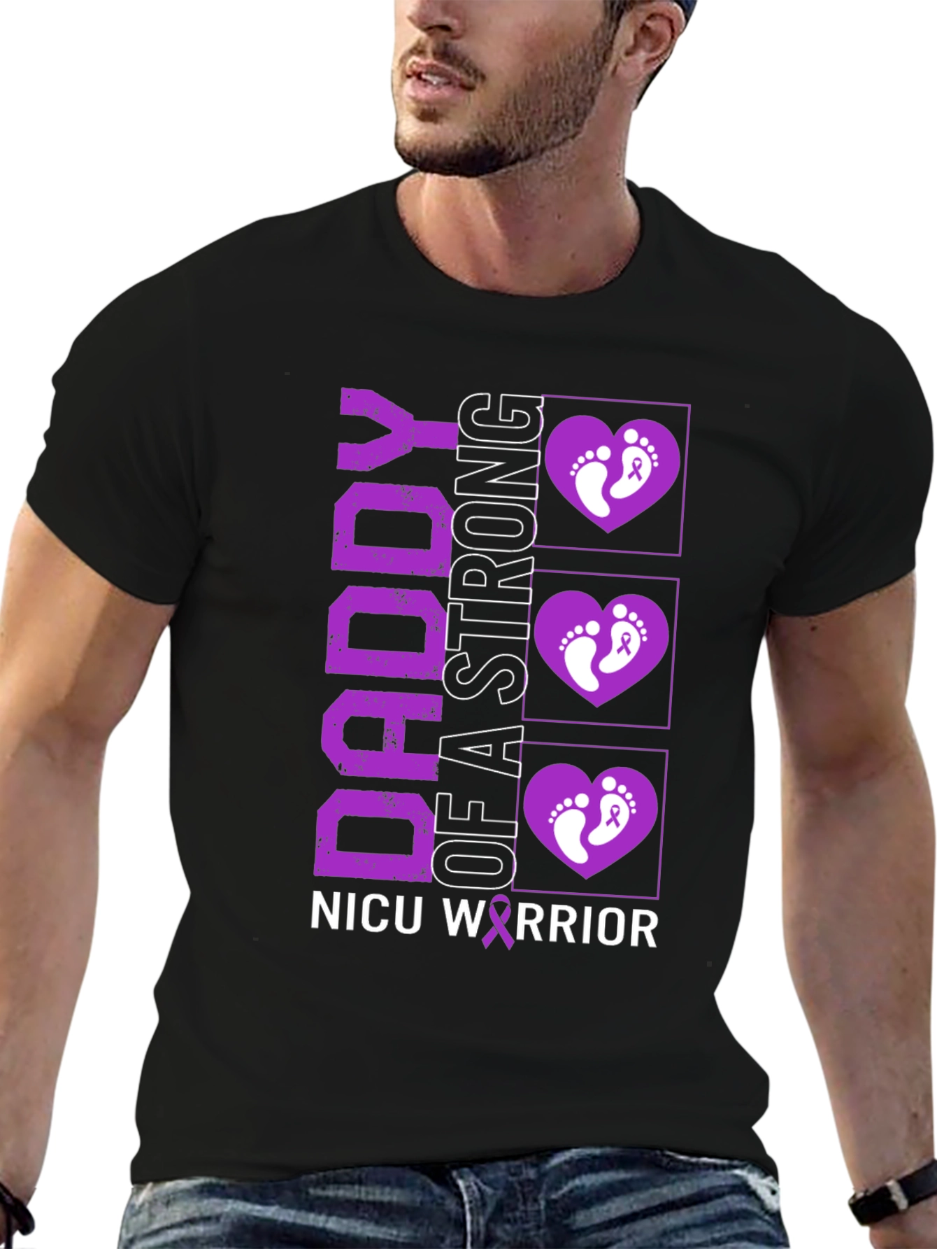 NICU Warrior Dad T-Shirt