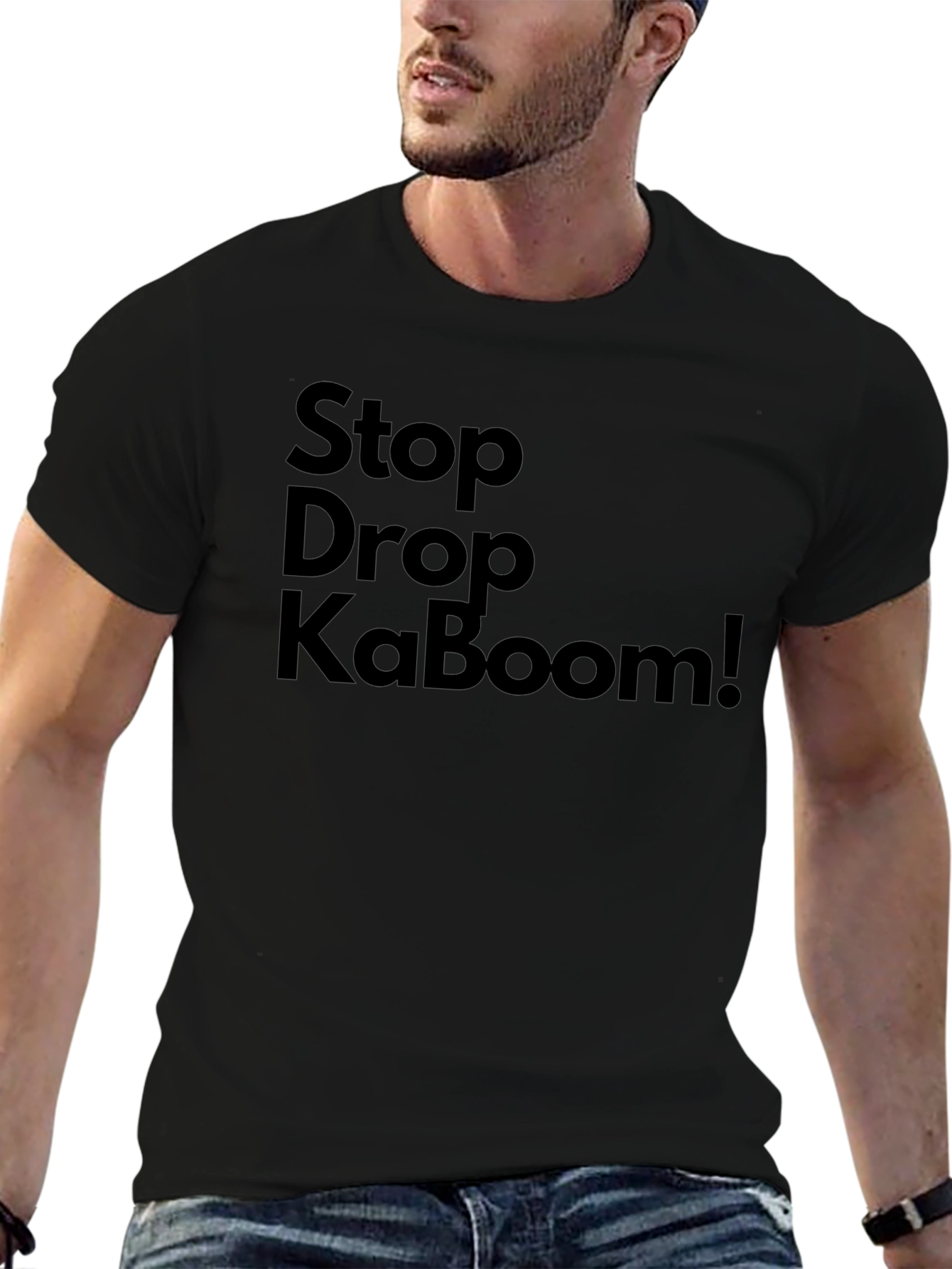 Stop Drop KaBoom! Graphic Tee
