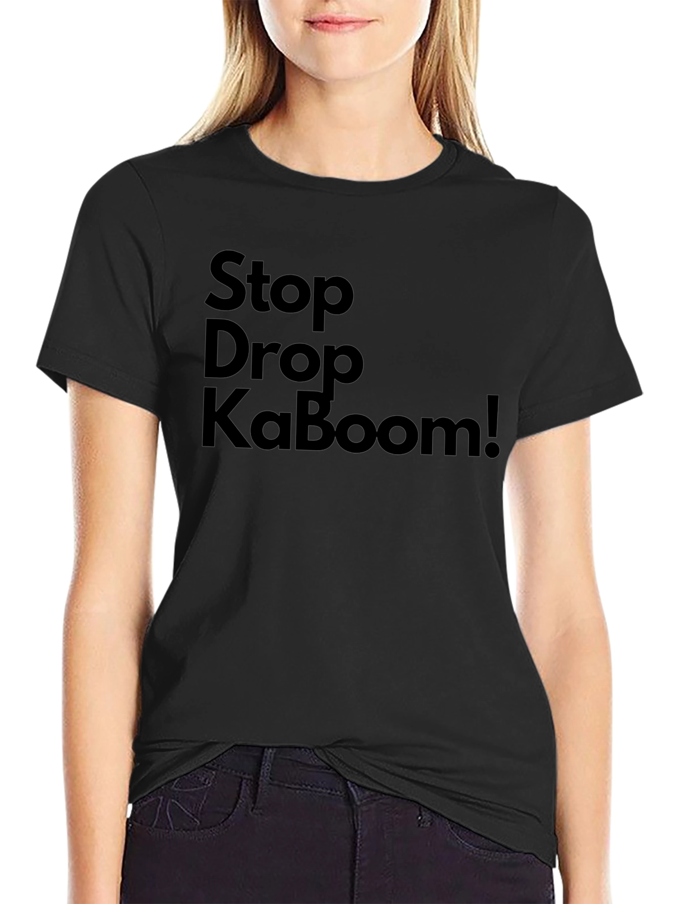 Stop Drop KaBoom! Graphic Tee