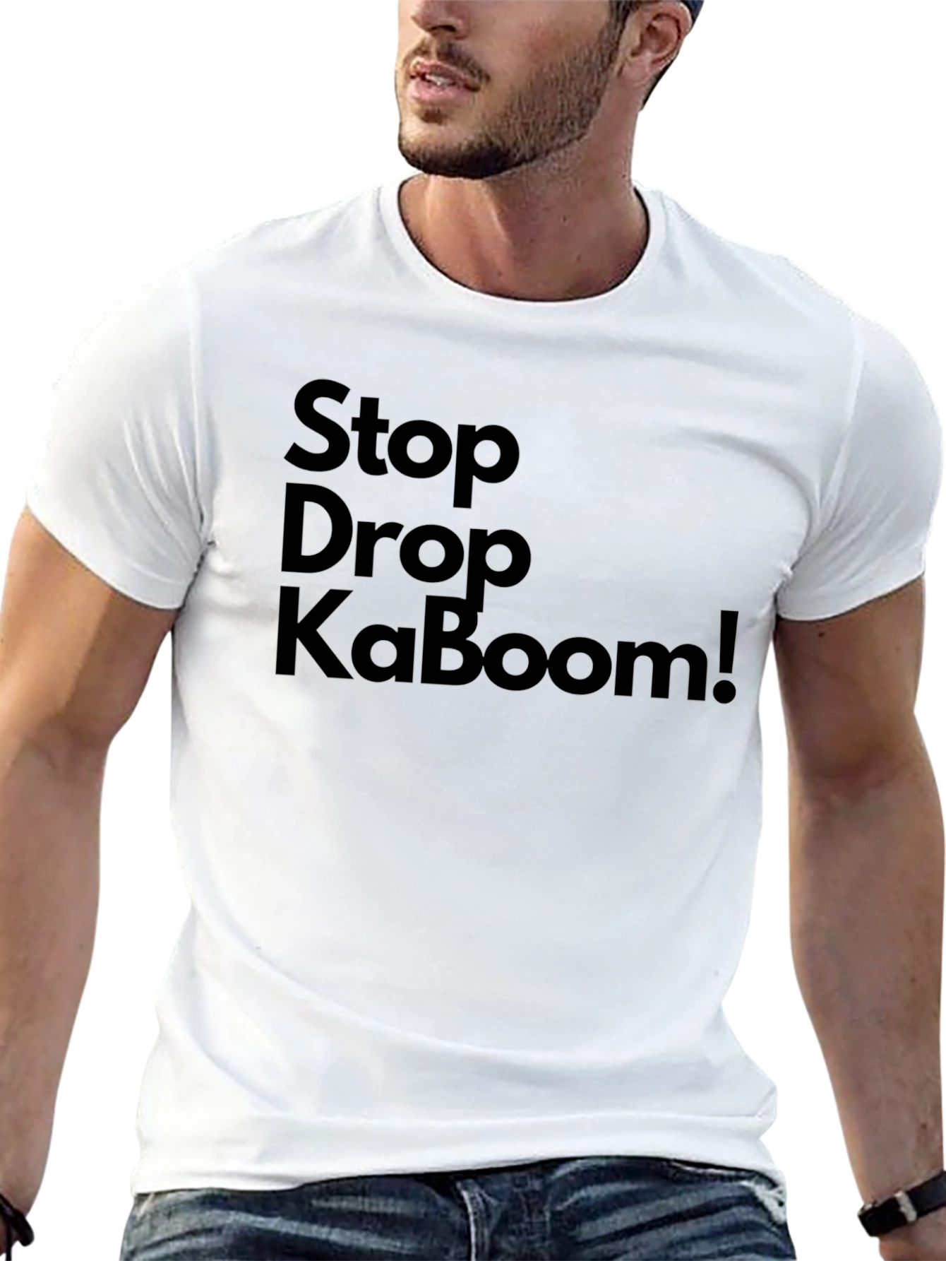 Stop Drop KaBoom! Graphic Tee