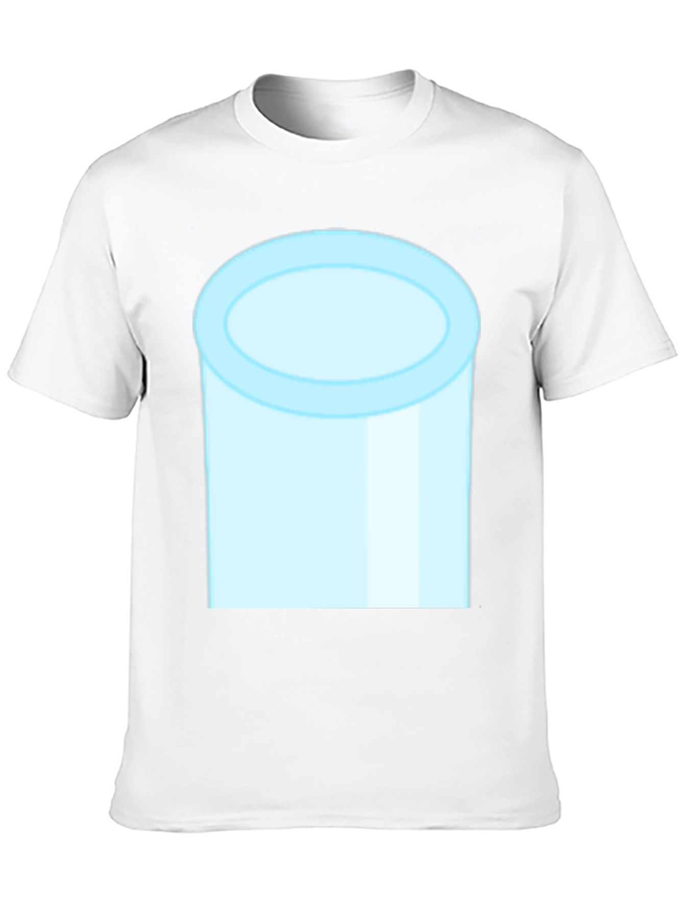 Cylinder Graphic Tee - Modern Minimalist Design