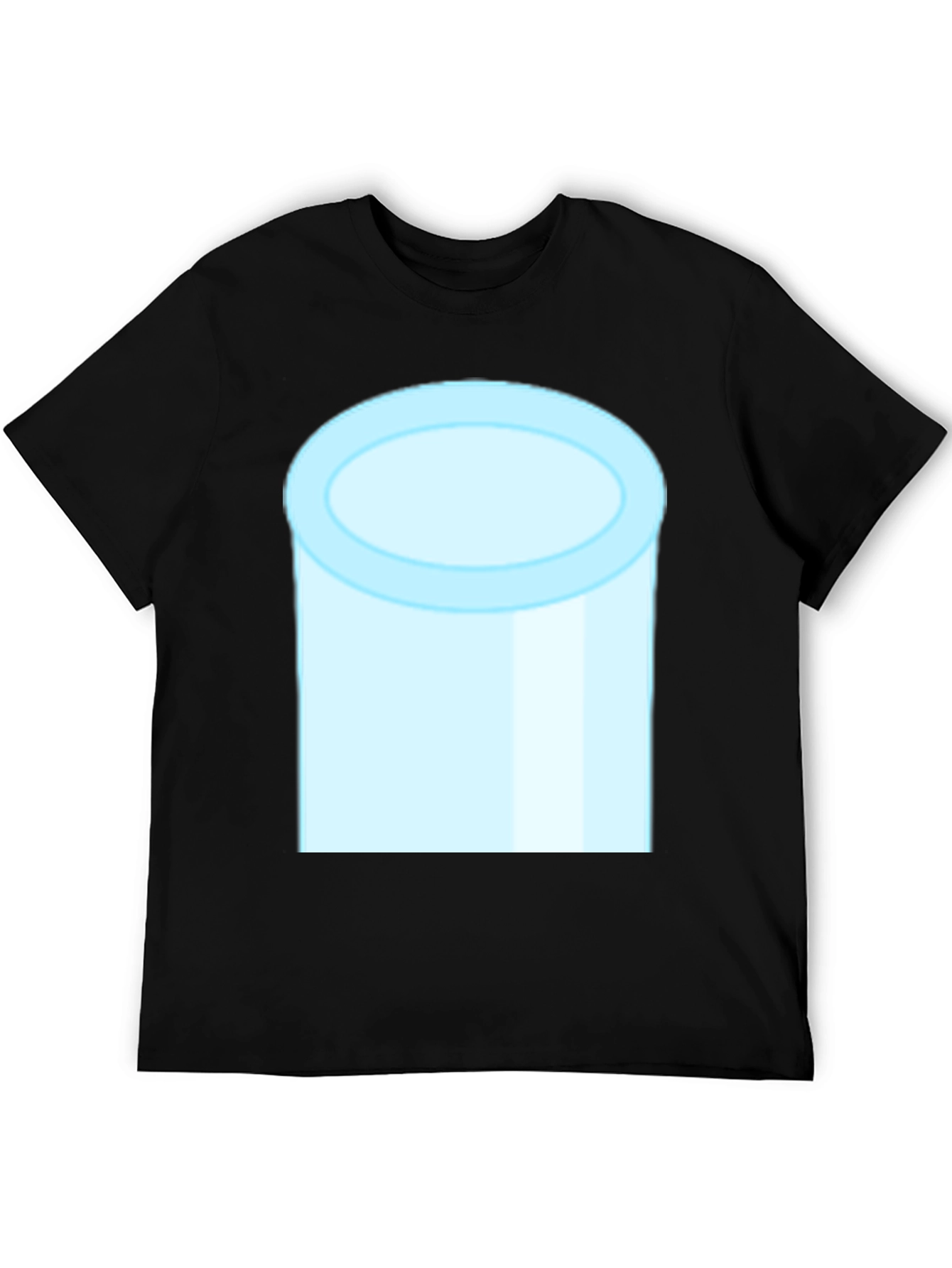 Cylinder Graphic Tee - Modern Minimalist Design