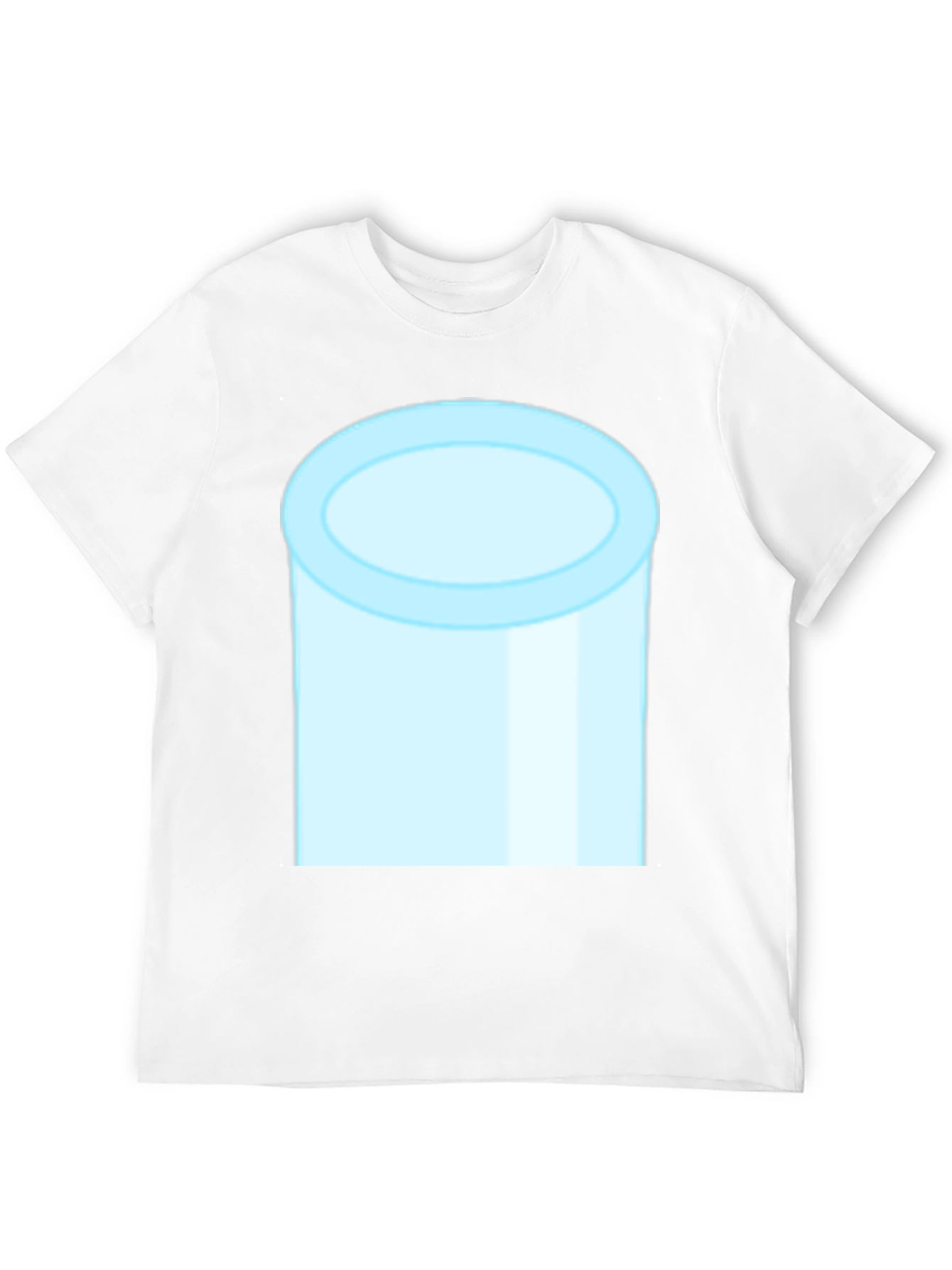 Cylinder Graphic Tee - Modern Minimalist Design